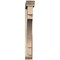 Ekena Millwork Merced Traditional Smooth Bracket w/ Offset Brace, Douglas Fir, 5 1/2"W x 42"D x 42"H BKT0604X42X42MRC01SDF - alternate 3